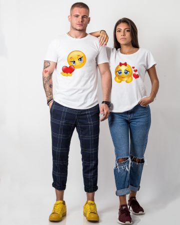 t-shirts-για-ζευγάρια-emoticons